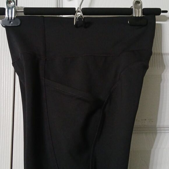 Gap Teen  high waisted black workout yoga leggings side cell pockets Sz 10 NWOT - Picture 7 of 9